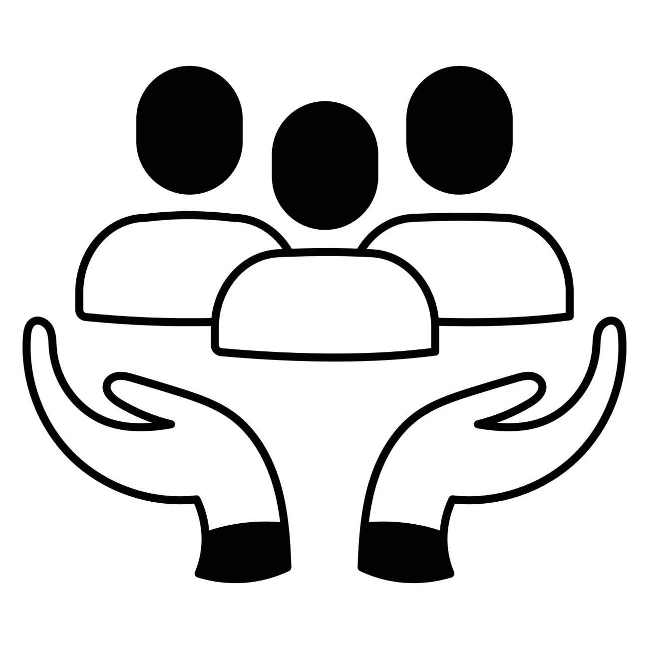 inclusive and diverse community icon illustration for diversity and inclusion equality social equity and employee support editable stroke vector 1